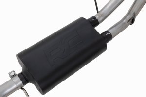 Toyota Tacoma Performance Exhaust - Rough Country - Dual Cat-Back - Black - '16-'23